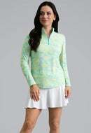 New Ibkul Kate Long Sleeve Mock Neck Top MSP $105-3