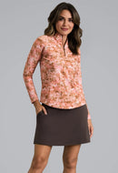 New Ibkul Kate Long Sleeve Mock Neck Top MSP $105-5