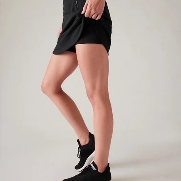 New Athleta Black 16" Fairway Skort MSP$79