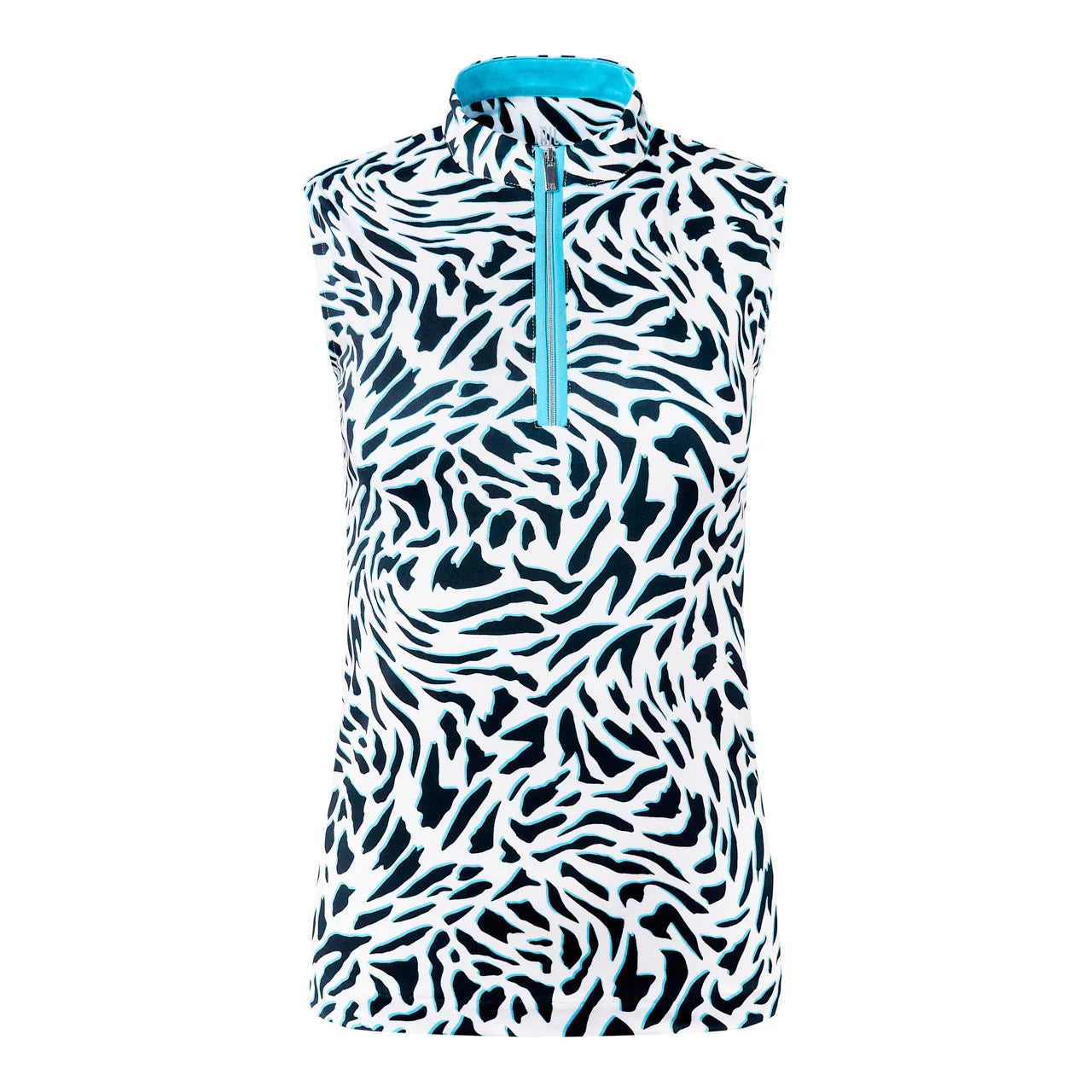 Tail Aliza Sleeveless Golf Top - Leo Swirl Size M MSP$100