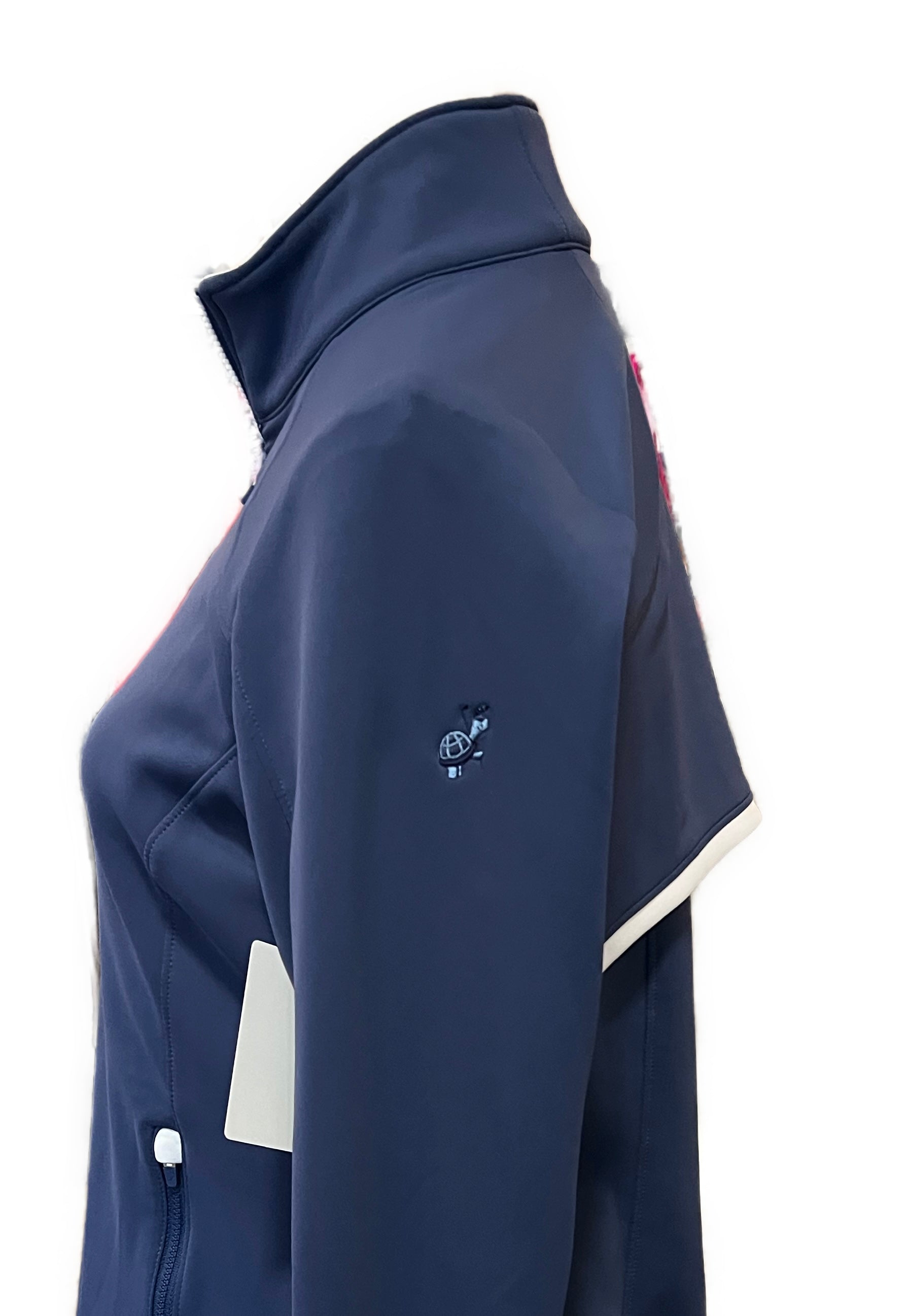 Women's Zero Restriction Navy Sofia Zip Pullover Size M. MSP$168