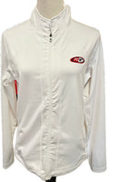 Footjoy Women's White Full-Zip Mid-weight Jacket w/Logo Size M. MSP$95-1