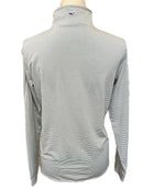 New Vineyard Vines Gray Striped Pullover w/ Logo Size M. MSP$128-2