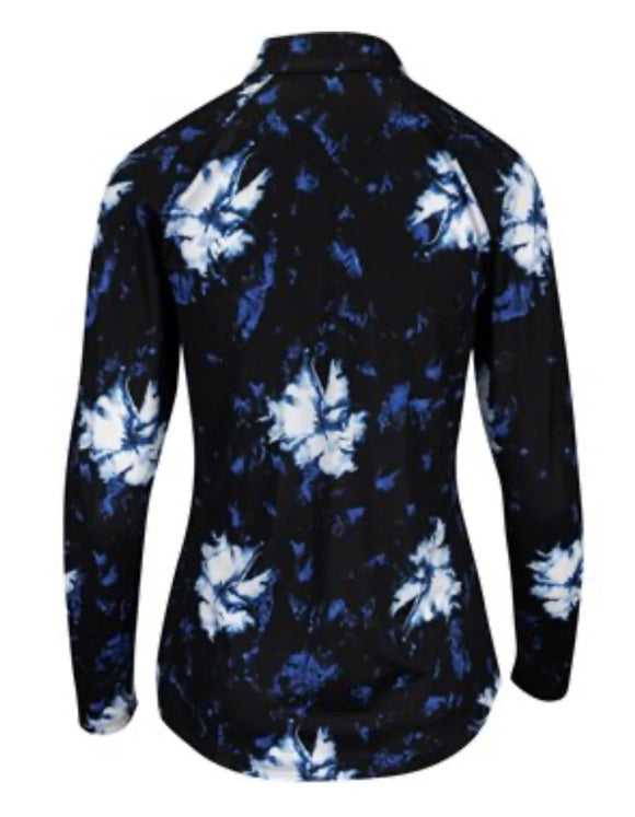 New Women's Greg Norman Brava 1/2 Zip Long Sleeve Golf Top Size M MSP$89