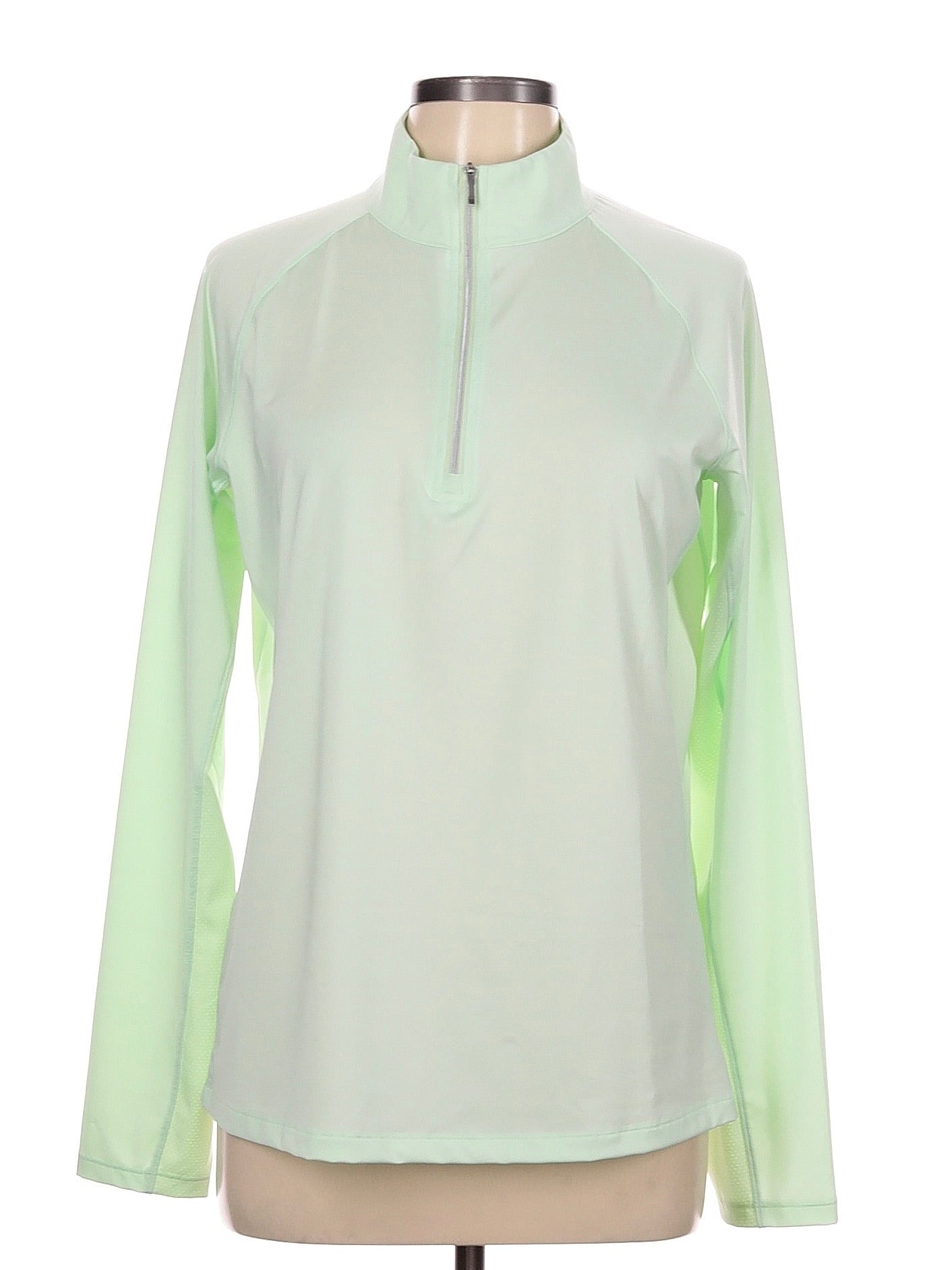 Lady Hagen Pale Green Long SLeeve Golf Pullover Size L