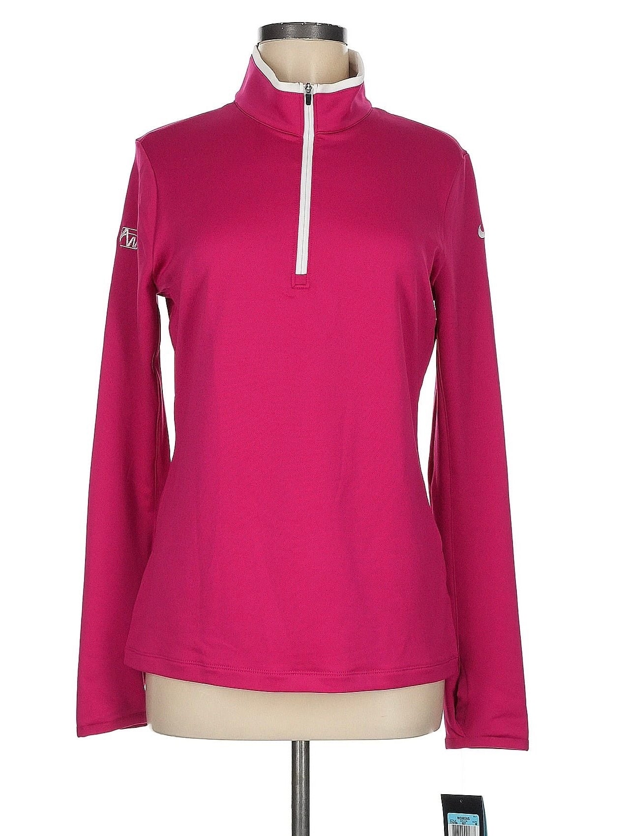 New Women's Nike Golf Magenta Pullover Size M MSP$80