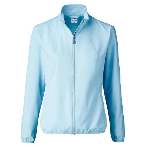 New Daily Sports Mia Wind Jacket - Skylight Blue Size XL MSP$106