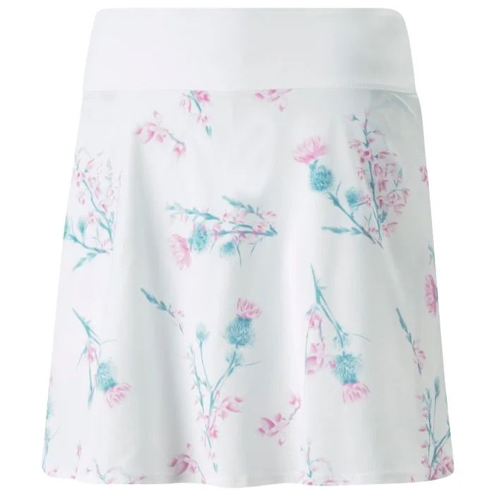 Puma Golf White Lowlands Floral Print Women's Skort Size M MSP$70