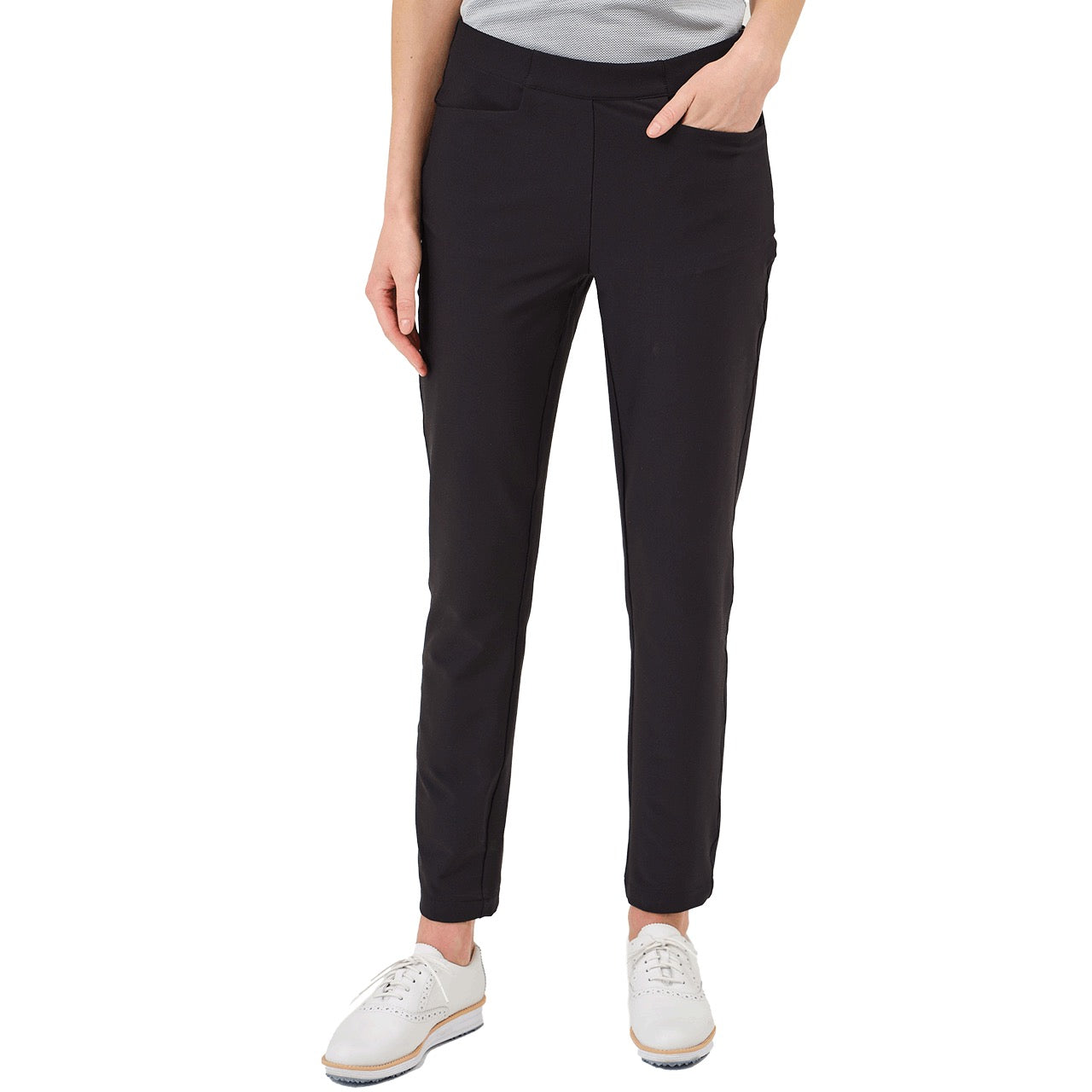 New Dunning Lady Black Player Fit Stretch Golf Pant Size XS MSP$108