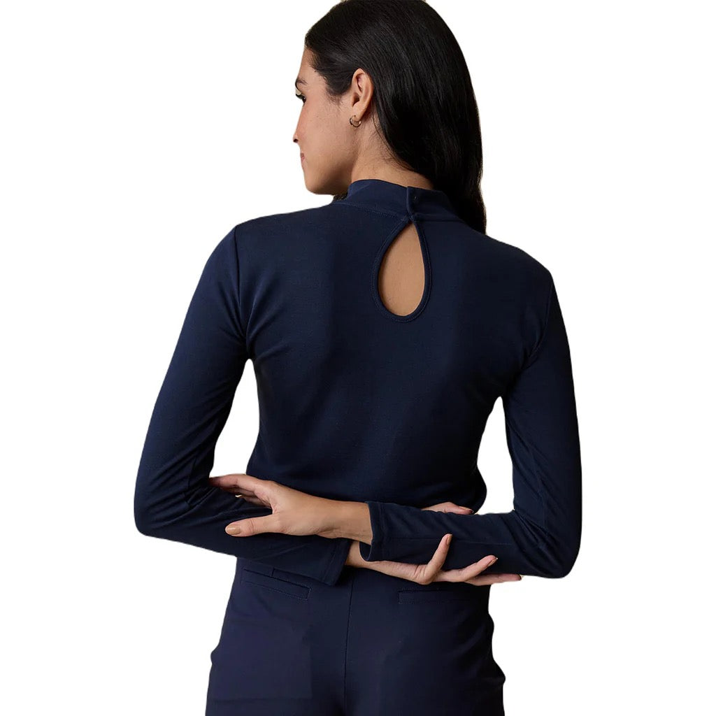 New A.Putnam Women's Long Sleeve Keyhole Top MSP$145