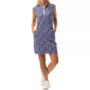 New San Soleil Solistyle Sleeveless Golf Dress -Mai Tai Size S MSP$130-1