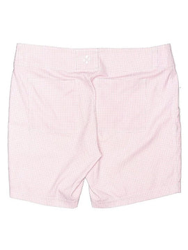 Jofit Pink & White Check Golf Shorts Size 6 MSP$88 - 0