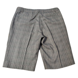 Monterey Club Gray & Pink Plaid Women's Golf Shorts Size 14 - 0