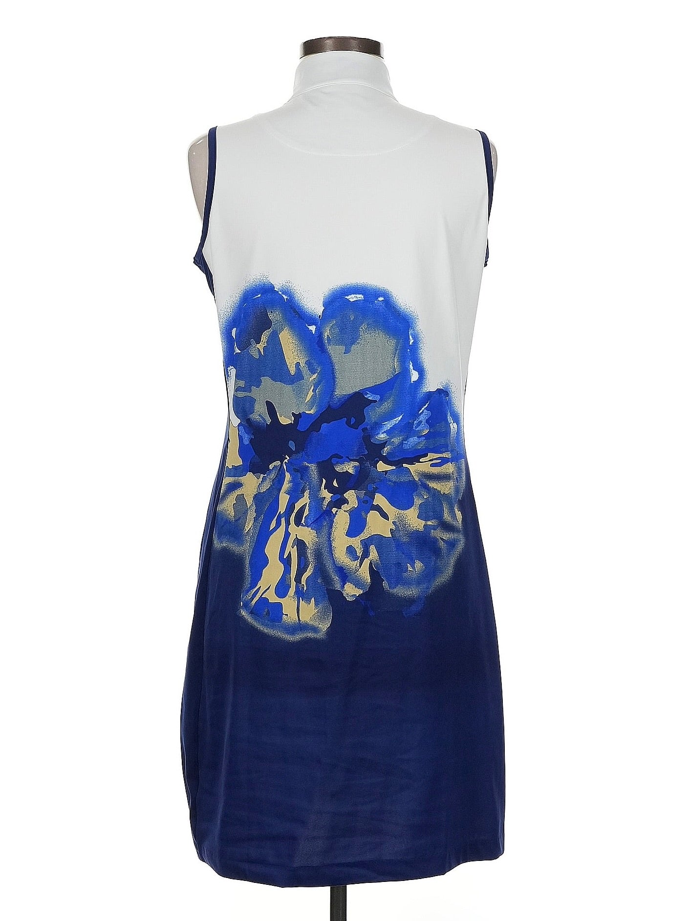 Tail Activewear Navy & White Floral Sleeveless Golf Dress Size M. MSP$110 - 0