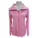 Women's Under Armour Heather Pink Long Sleeve Full-Zip w/Funnel Neck Size S MSP$65-4