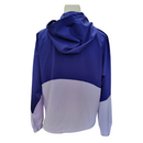 Women's Under Armour Misty Purple Rival Full-Zip Hooded Woven Cropped Jacket Size M MSP$65-4