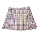 Women's Izod White & Blue Plaid Golf Skort Size 10 MSP$65-1