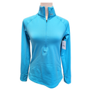 Women's Under Armour Aqua 1/2 Zip Mock Long Sleeve Pullover Size S MSP$65-3
