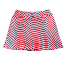 Tail White Label Coral, Black & White Wavy Stripes Golf Skort Size S MSP$80-1