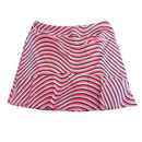 Tail White Label Coral, Black & White Wavy Stripes Golf Skort Size S MSP$80-2