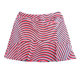 Tail White Label Coral, Black & White Wavy Stripes Golf Skort Size S MSP$80 - 0