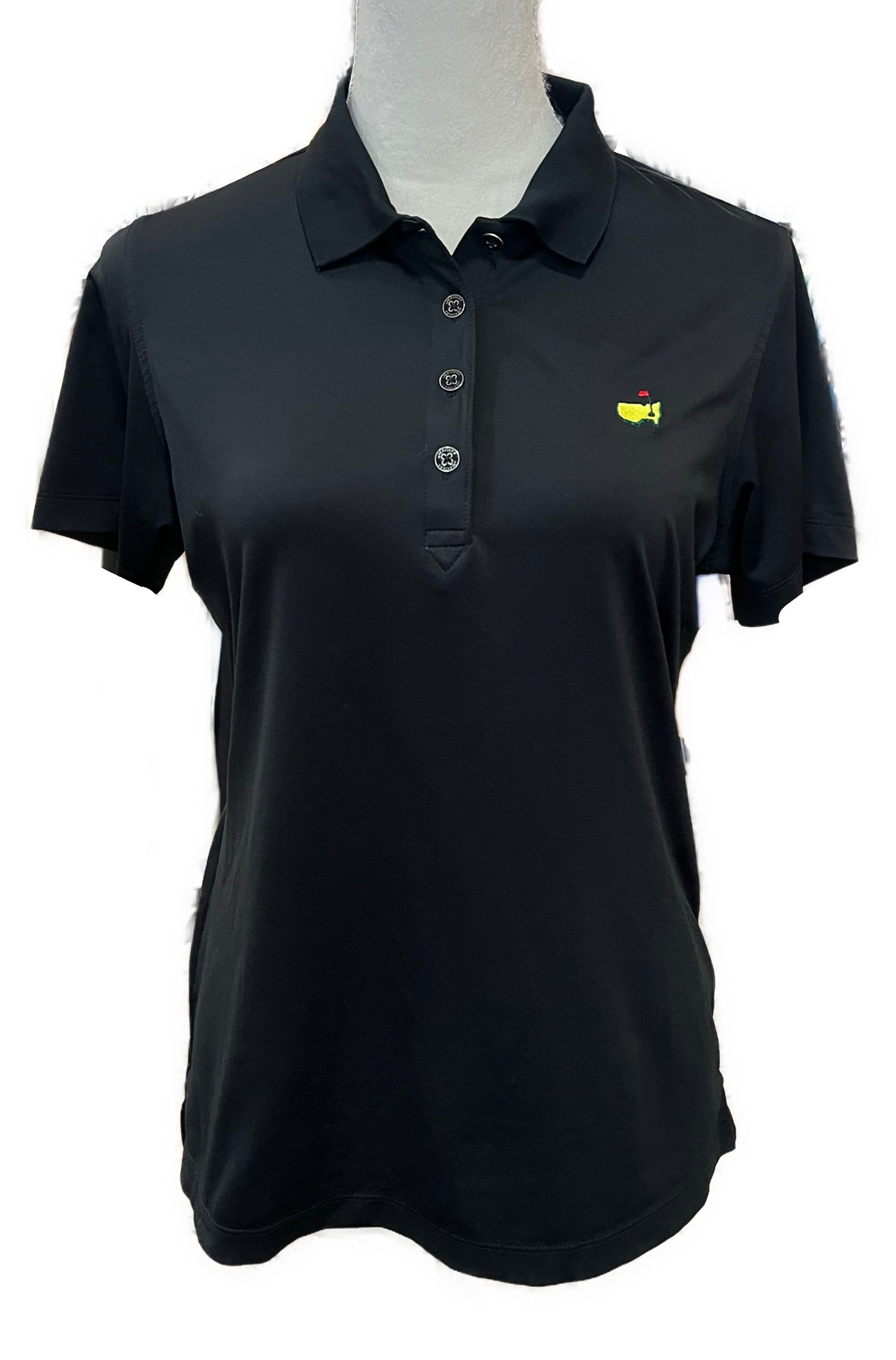 Magnolia Lane Women's Black Masters Golf Polo Size M. MSP$75