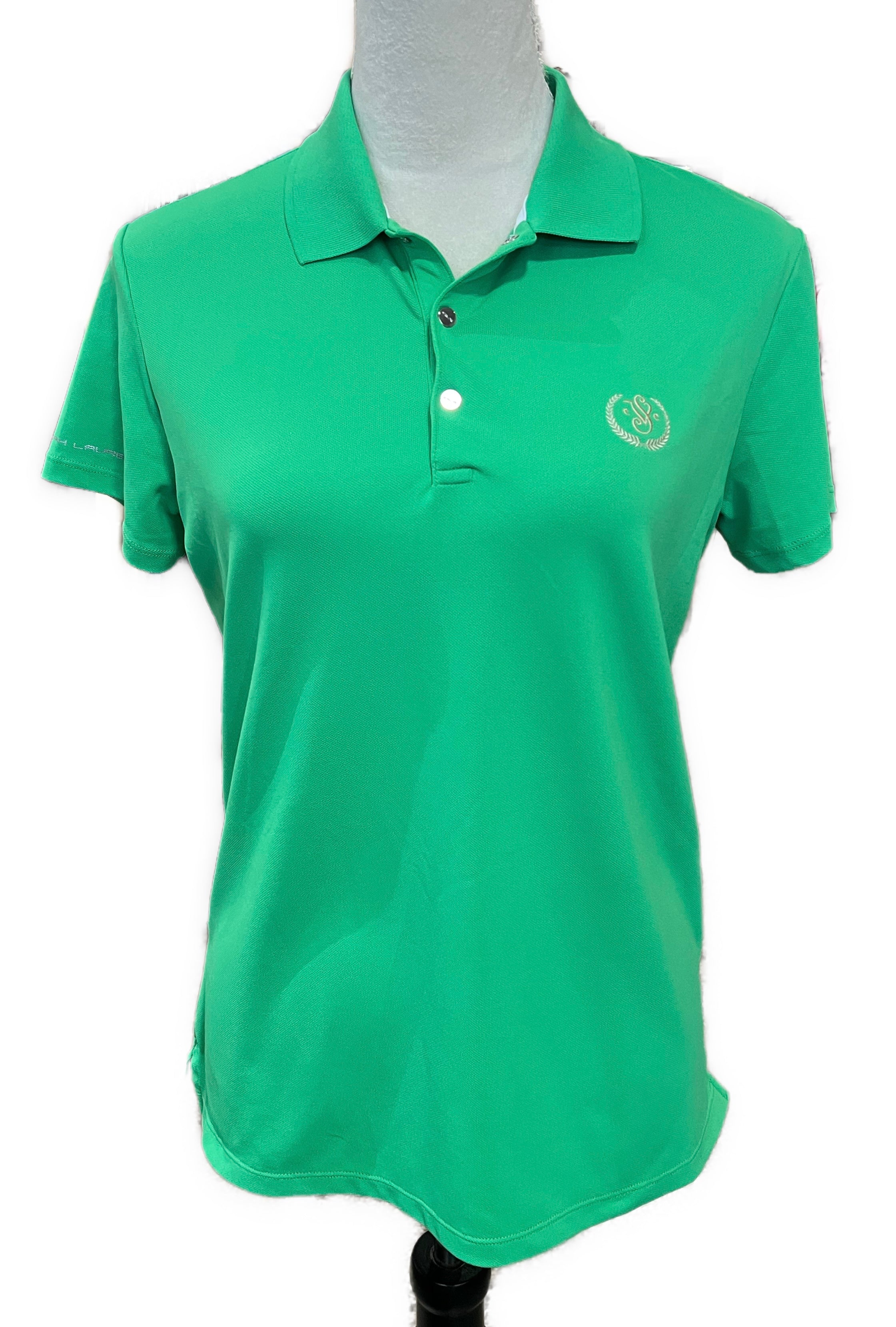 Ralph Lauren RLX Women's Green Golf Polo w/ Logo Size M MSP$110