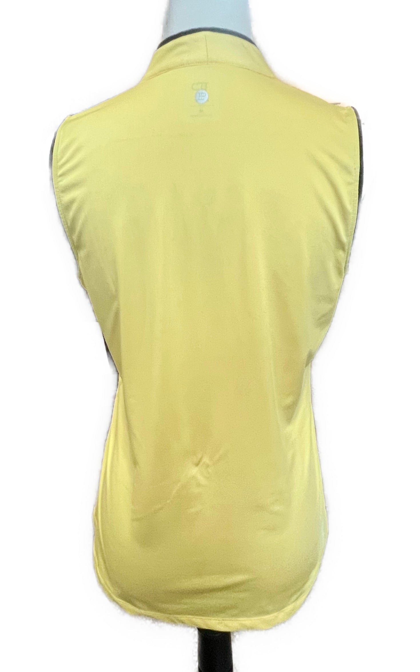 EP NY Yellow Sleeveless Y-neck Women's Golf Top Size M