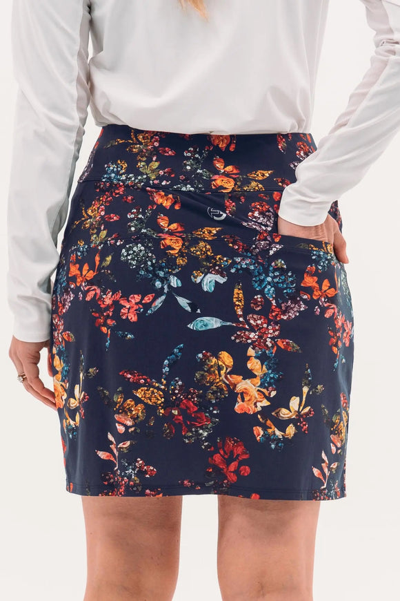 Foray Golf Navy Graphic Floral Skort Size XXL MSP$160