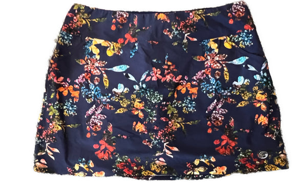 Foray Golf Navy Graphic Floral Skort Size XXL MSP$160