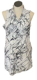 Swing Dish Black & White Jalen Print Golf Dress Size XL MSP$99-3