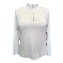 Tail Activewear Women's White Zip Mock Golf Pullover Size XL MSp$90-1