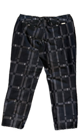 Adidas Gray Plaid Women's Capris Size L - 0