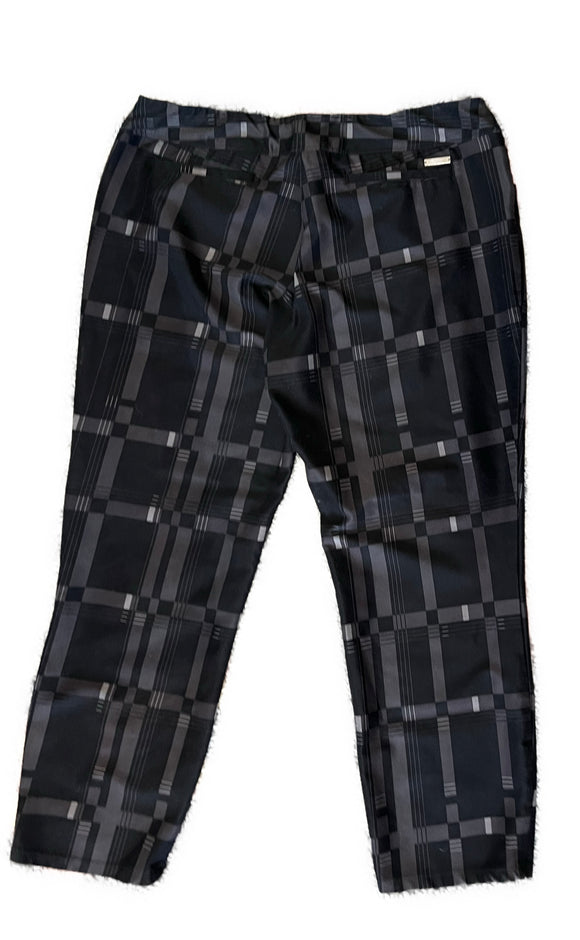 Adidas Gray Plaid Women's Capris Size L