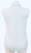 Puma Women's Aqua Print Sleeveless Golf Polo Size XL-3