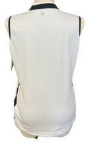 Tail Women's White & Black Sleeveless Golf Top Size XL MSP$96-3