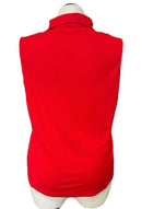 Daily Sports Red Zip Sleeveless Golf Polo Size XXL MSP$75-2