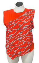 New Tail Poinciana Cap Sleeve Top Size XL MSP$70-1