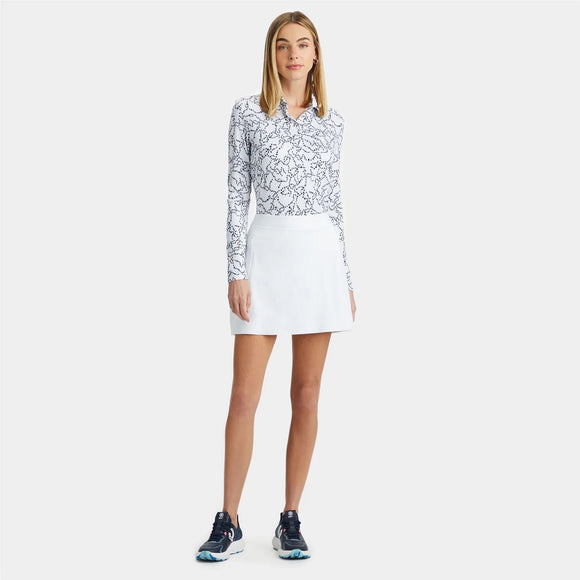 New G/Fore Women's Silky Tech White Golf Skort - Snow MSP$125
