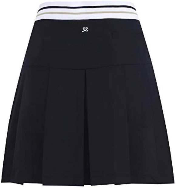 New Daily Sports Black Angela Pleated Golf Skorts Size 8 MSP$125