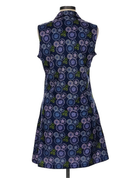 Puma Women's Navy Floral Sleeveless Golf Dress Size M MSP$90 - 0