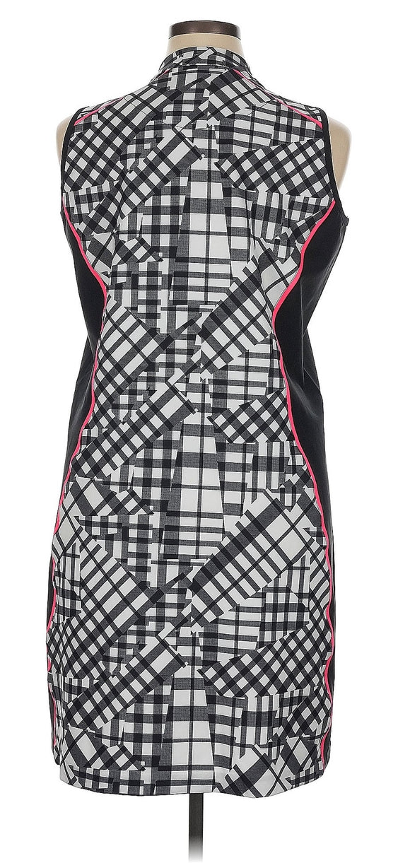 Tail Black & White Patchwork Print Sleeveless Golf Dress Size XL MSP$100