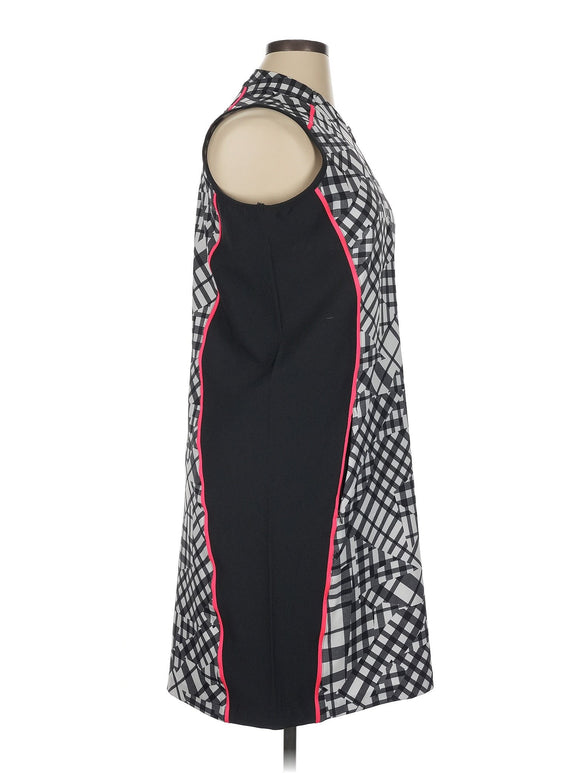 Tail Black & White Patchwork Print Sleeveless Golf Dress Size XL MSP$100