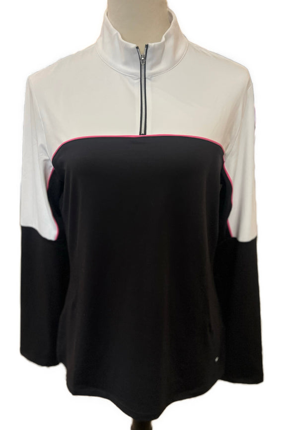 New Women's Nivo Sport Gaia Mock Pullover Size M MSP$90