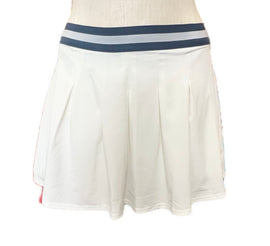 Puma White Women's Tennis Skort w/ Navy & Gray Waistband Size XL MSP$75