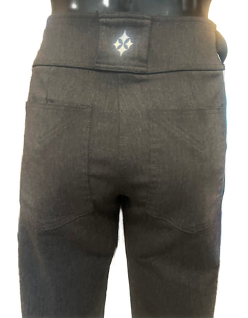 Jofit Women's Charcoal Gray Slimmer Ankle Golf Pant Size M (Run big). MSP$110 - 0