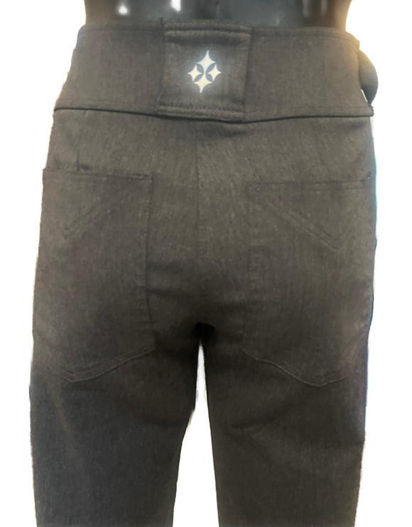 Jofit Women's Charcoal Gray Slimmer Ankle Golf Pant Size M (Run big). MSP$110