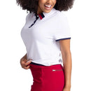 New Kinona Women's White Let Loose Short Sleeve Golf Top MSP$124-4