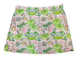 Kaeli Smith Green and White Naples Print Skort Size XL MSP$110 - 0