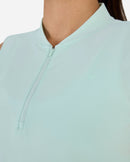 New Bad Birdie Women's Blade Sleeveless Golf Polo - Minty Fresh-2